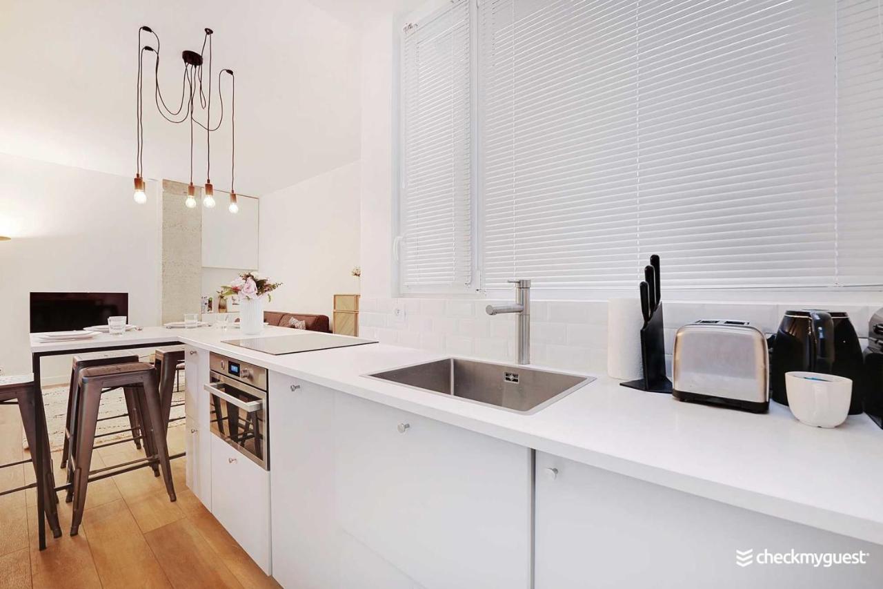Modern Apartment - 2Br-6P- Oberkampf-Republique Paris Exteriör bild